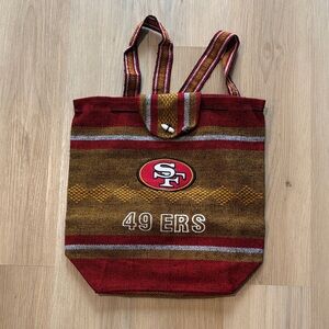 San Francisco 49ers Striped Backpack